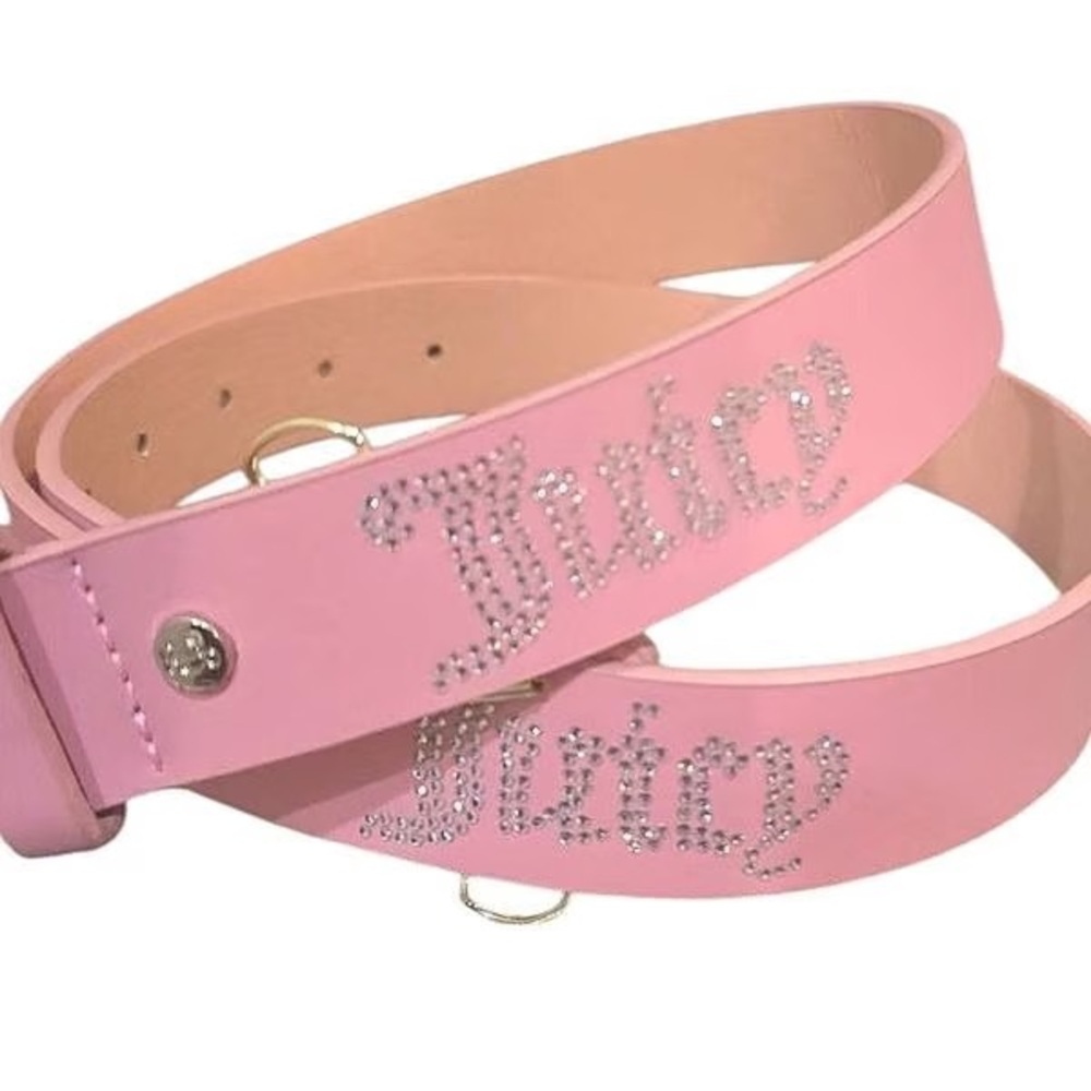 NWT Juicy Couture Sparkle Belt Rhinestone Logo